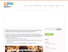 Tablet Screenshot of europeansocialmarketing.org